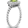 thumbnail image 3 of 14K White Gold Oval Peridot Ringsize 7 (Width 1.7) - Jbsp, 3 of 5
