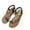Black, variant on Anuirheih Bohemian Flat Flower Rhinestone Sandals Outer Beach Sandals Sandals Women (Beige)