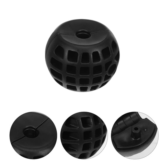 Luxshiny Black Rubber Hose Reel Stopper for Freestanding Hose Reels - , Easy to Install and Maintain
