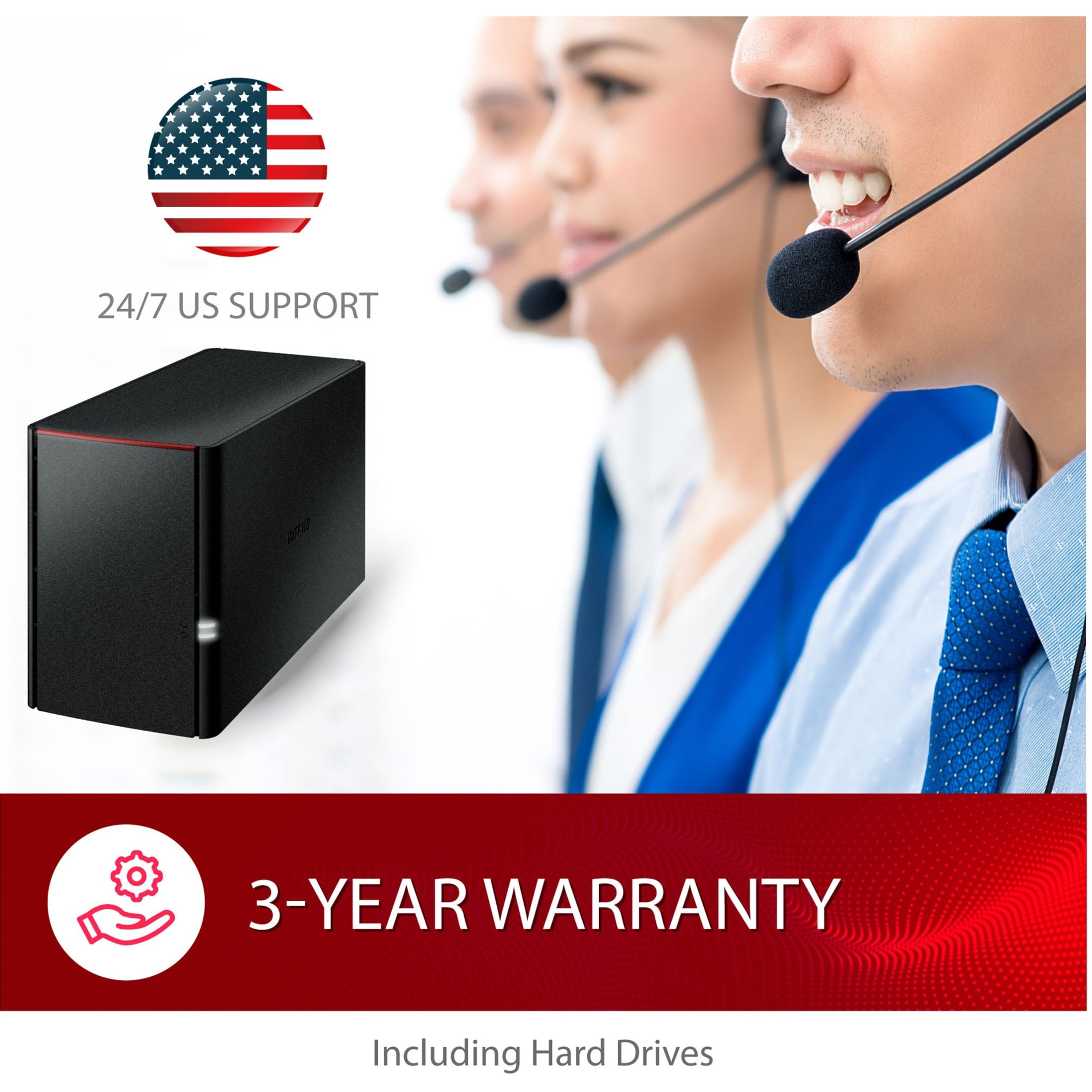 LINKSTATION SOHO 8TB 2-BAY NAS - Walmart Business Supplies