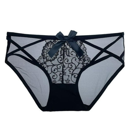 

ZRBYWB Womens Underwear Lace Panties Pure Desire Wind Girls Personality Charming Cotton Crotch Low Waist Lifting Triangle