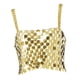 thumbnail image 1 of Top corto de lentejuelas Yinane camiseta sin mangas chaleco para mujeres y niñas, 1 of 7