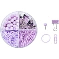thumbnail image 1 of EeaseCA 1 Set of Office Paper Clips Decorative Thumb Tacks Multi-function Binder Clips Office Supplies, 1 of 7