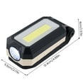 thumbnail image 4 of LED Work Light 1200mAh IP65 Waterproof Job Site Light Magnetic COB Workshop Lamp USB Rechargeable Workshop Torch Inspection Light 360° Rotating Camping Lamp for Outdoor Fishing, 4 of 10