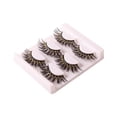 thumbnail image 1 of 3 piezas de pestañas postizas DIY 3 pares de pestañas superiores 3D ligeras de ojo de gato artificiales Estilo D, 1 of 9