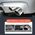 thumbnail image 4 of Stainless Steel Car Exhaust Tip Decoration with Unique Design, Easy Installation, Durable and Scratch-Resistant, Enhance Vehicle Style and Personalization, 4 of 5