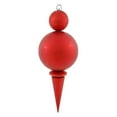 thumbnail image 2 of Vickerman 26 in. Matte and Glossy Ball Finial Ornament, 2 of 2
