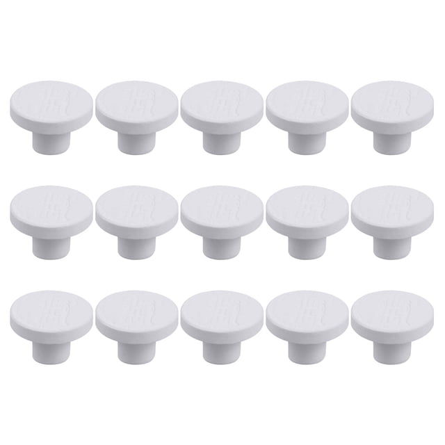 EeaseMX 15 tapones de cerámica para fragmentos de coral, bases para fragmentos de coral, accesorios para acuario