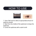 thumbnail image 4 of Eyebrow Powder Color Eyebrow Powder Set Color Natural Long Lasting And Not Easy To Fade Dyeing Lazy Person Seal Eyebrow Powder,B, 4 of 9