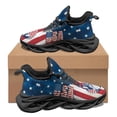 thumbnail image 1 of Zapatos vulcanizados unisex con diseño de medalla de la bandera de Estados Unidos, para otoño e invierno, con amortiguación, antideslizantes, clásicos para caminar., 1 of 6