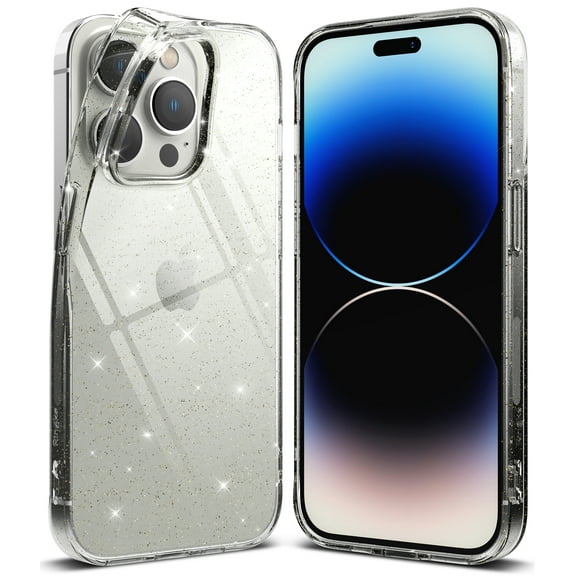 Ringke Air [Slim Yet Sturdy] Compatible with iPhone 14 Pro Case 6.1 Inches, Transparent Flexible Lightweight Thin Cover - Clear