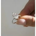 thumbnail image 4 of solitaire jewels 2.5CT Marquise Moissanite Solitaire Engagement Ring For Women, 18K White Gold, 4 of 6
