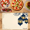 thumbnail image 2 of Amarainy Elegant Lantern Design Table Mats Set Of 4 For Home Kitchen Table Decor 12x18 inch, 2 of 5