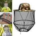 thumbnail image 4 of Respirable Head Net Mesh Beekeeper Sombrero protector Cubo Face Netting Cover para hoja de camuflaje Zulema Sombrero de malla con red para la cabeza, 4 of 8