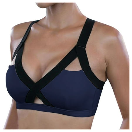 

Lace Full Tops Cup Sports Vest Bra Ladies plain Color Bra Front Side