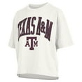 thumbnail image 2 of Women's Pressbox  White Texas A&M Aggies Nelson T-Shirt, 2 of 3