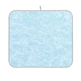 thumbnail image 4 of Iauyy Dish Drying Mat for Kitchen Counter, Super Absorbent & Hanging 16x18 / 18x24 Inch (S/M) Textile Design, 4 of 8
