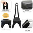 thumbnail image 5 of Heavy Duty Wood Step Stool with 32.75 inches Tall Handle, Vintage Step Stool for for Kitchen, Bedroom or Bathroom, Black, 5 of 6