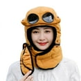 thumbnail image 5 of Winter Thermal Trapper Hat with Glasses Winter Cycling Windproof Ski Mask Cap, 5 of 8