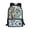 Blue Camo Cartoon Fish, variant on Cute Axolotl Space Print School Backpack for Kids Elementary Students 17 Inch Large Capacity Bookbag with Customizable Shoulder Straps Front Zipper Pocket for Back to School Gifts