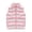 1-Pink, variant on Hjtefg Kids Sleeveless Stripe Vest, Zip Up Coat with Stand Collar and Pockets, Fall Winter Warm Outerwear for Boys and Girls, Soft Textured Layer Piece,Color: 1-Black Size: 4-5 Years
