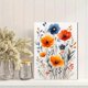 thumbnail image 2 of Qisvanset Framed Canvas Wall Art 12x16 Inch Wildflower Floral Girl Nursery Printed Wall Art, 2 of 5