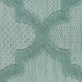 thumbnail image 3 of Nourison Easy Care Outdoor Aqua/Teal 2' x 4' Area Rug (2x4), 3 of 8