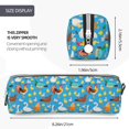 thumbnail image 3 of Honeii Rooster And Chickens Pattern Pencil Case, Pencil Pouch, Pencil Case Small, Pencil Pouch Aesthetic, PVC Pencil Pouch, Pencil Bag, Makeup Pouch, 3 of 7