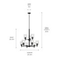 thumbnail image 5 of Kichler Lighting - Shailene - 9 Light Chandelier-26.5 Inches Tall and 26.5, 5 of 5