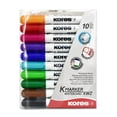 thumbnail image 1 of Marcadores para Pizarrón Blanco Kores XW2, Punta Biselada, Colores Surtidos, Paquete con 10 Piezas, 1 of 7