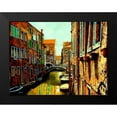 thumbnail image 2 of Borelli, Guido 24x19 Black Modern Framed Museum Art Print Titled - Venezia Al Tramonto, 2 of 5