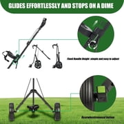XDriveMax Golf Push Carts Lightweight 2-Wheel Pull Carts 1-Step Folding
