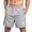 Light Gray, variant on Satingcolo Men's Swim Trunks String Mid Waist Board Shorts Mesh Lining Daily Wear Shorts Quick Dry Bathing Suit With Two Pockets Light Gray L