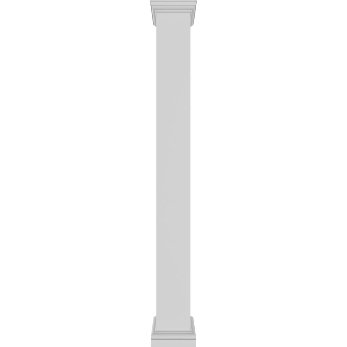 10"W x 05'H Craftsman Classic, Square Non-Tapered, Smooth Column, Tuscan Base, Tuscan Capital