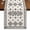 White, variant on Table Runners 48 Inches Long Dress Scarves, Brown Boho Farmhouse Kitchen/Dining Table Runner, Short Coffee Tablerunners, Retro Farmhouse Abstract Geometric Ethnic Art 13x48 Inch