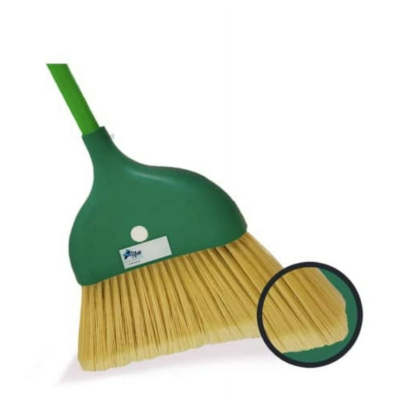 Blue Turtle Replacement Head for Upgraded 45 Degree Angle Broom - Memory Bristles for Sweeping - Lightweight & Compact w/Injected Plastic Case - No Shedding Floor Cleaner - Broomstick Not Included