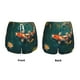 thumbnail image 3 of Balery Koi Pond Lilies Pantalones cortos deportivos para mujer con forro y dos bolsillos, elásticos, para entrenamiento, gimnasio, yoga-Large, 3 of 7