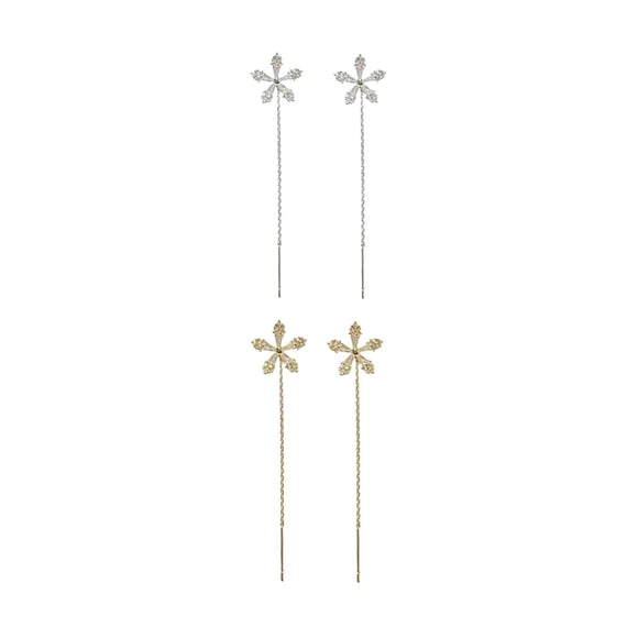 Pendientes Colgantes De Enhebrador Elegantes Regalos De Cumpleaños Duraderos Para Fiesta De Compromiso Sunnimix  aretes colgantes con enhebrador