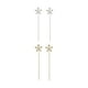 thumbnail image 1 of Elegant Threader Dangle Earrings Durable Birthday Gifts for Engagement Party Hugo aretes colgantes con enhebrador, 1 of 10