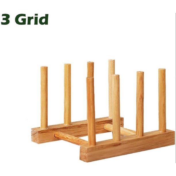 Bamboo Dish Rack, Dishes Drainboard Drying Drainer Storage, Bowl Drying