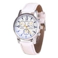 thumbnail image 1 of PVCS Montre en Cuir Épidermique à quartz Neutre Bleu Simule Poignet, 1 of 3