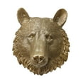 thumbnail image 5 of Esquirla Polyresin Animal Head Wall Statue Plaque Wall Mounted Decorative Wall Ornament Wall Figurine for Farmhouse Decor Multipurpose Bear, 5 of 8
