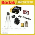 thumbnail image 7 of Kodak PIXPRO Friendly Zoom FZ55 Digital Camera (Red) with 128GB SD Card, Card Reader, Tripod and Pouch (5 Items), 7 of 7
