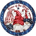 thumbnail image 2 of Hanging Sign Delicate Decorative Colorful Wooden Independence Day Door Sign Pendant for Home, 2 of 8
