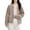 Coffee, variant on Yangnuo Womens Sweaters for Fall Winter Women's Loose-fitting Colored Turtleneck Zipper Long-sleeved Knitted Cardigan Sweater Top