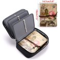 thumbnail image 3 of High Capacity Zipper Pens Pencil Case- Multi-Functional Stationery Pencil Pouch 72 Slots Colored Pencil Case Portable Pencil Bags with 2 Removable Sleeves, 3 of 7