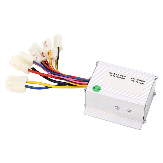 Motor de 24v 250W con controlador de cepillo, controlador de velocidad de Bicicleta eléctrica de litio, piezas de repuesto del motor