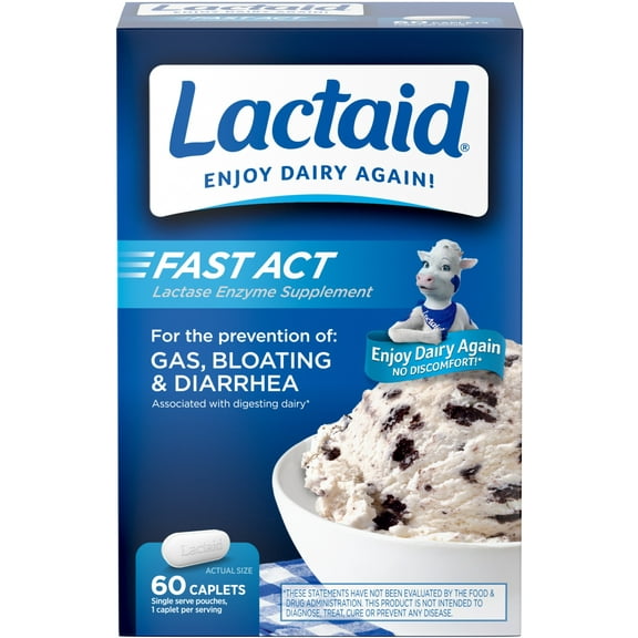 LACTAID Fast Act 60 ea (Pack of 6)