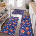 thumbnail image 2 of Pioneer Flower Floral Print Pattern Kitchen Rugs Sets Of 3,Kitchen Runner Rugs Non Skid Washable,Decorative Kitchen Floor Mats for Kitchen,Sink,Laundry,17X30 Inch + 17X47 Inch + 17X59 Inch, 2 of 6