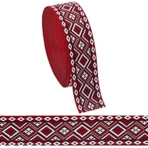 10 Yards Jacquard Ribbon Garment Trim Fringe Vintage Embroidered Ribbon Floral Woven Fabric Bias Tape